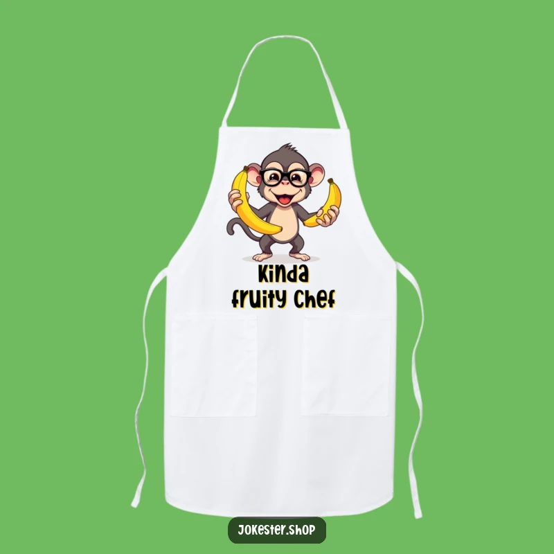 Funny Monkey Juggling Bananas Apron - Cook Up Fun in the Kitchen!
