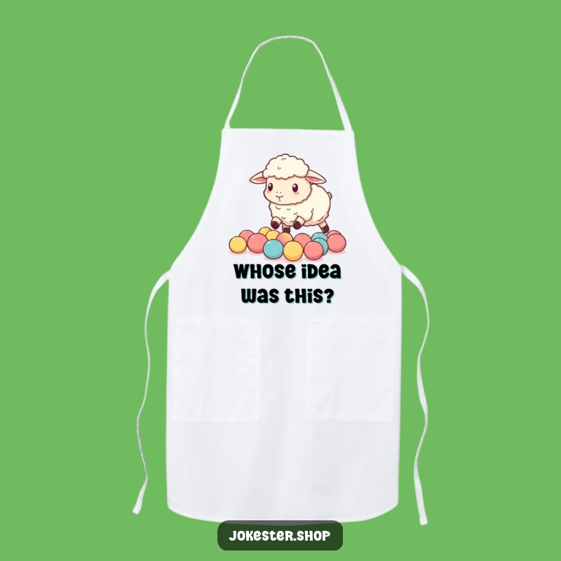 Funny Sheep Chef Apron: Comical Kitchen Wear & Hilarious Funny Gift