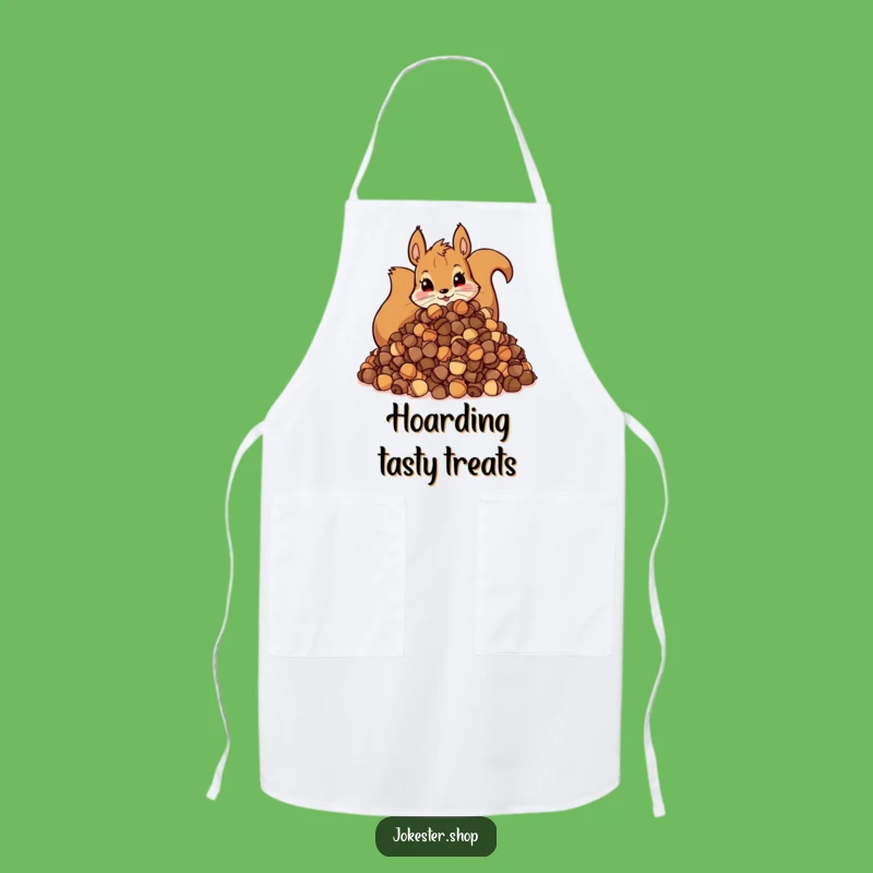 Funny Squirrel Acorn Apron: Hoarding Chef Wear, Ideal Funny Gift for Cooks