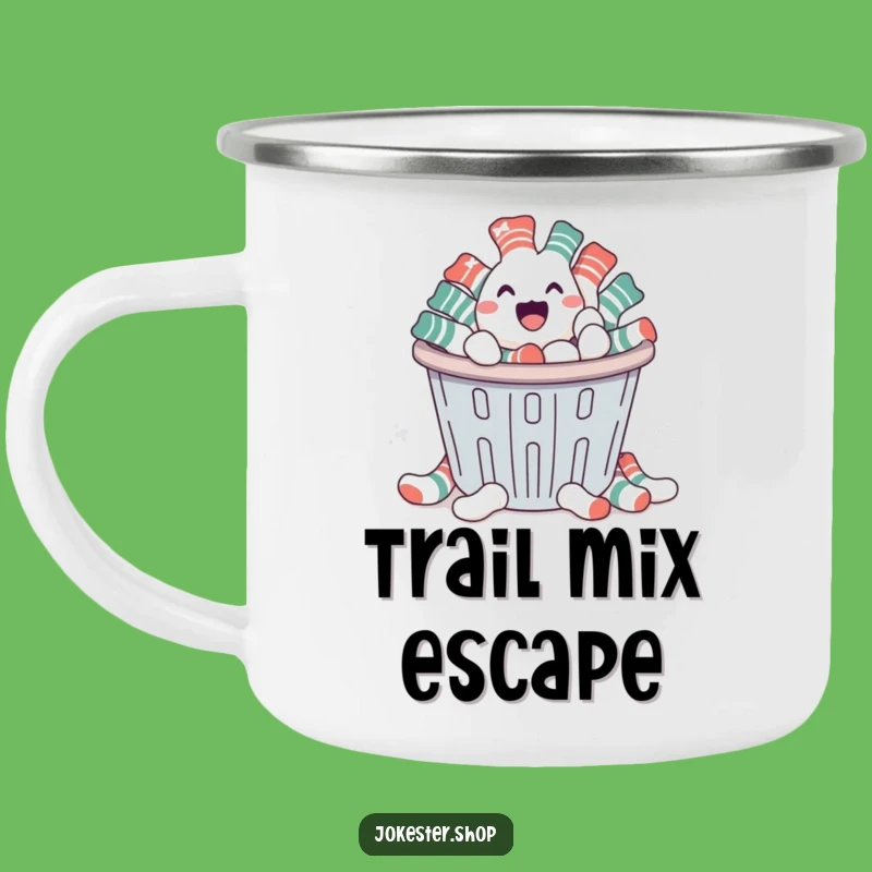 Funny Sock Escape Camping Mug - Hilarious Outdoor Gift for Campers