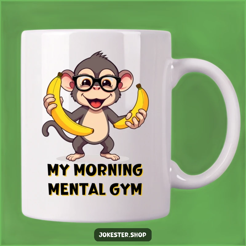 Funny Monkey Juggling Bananas Mug - Hilarious Primate Fun for Your Coffee