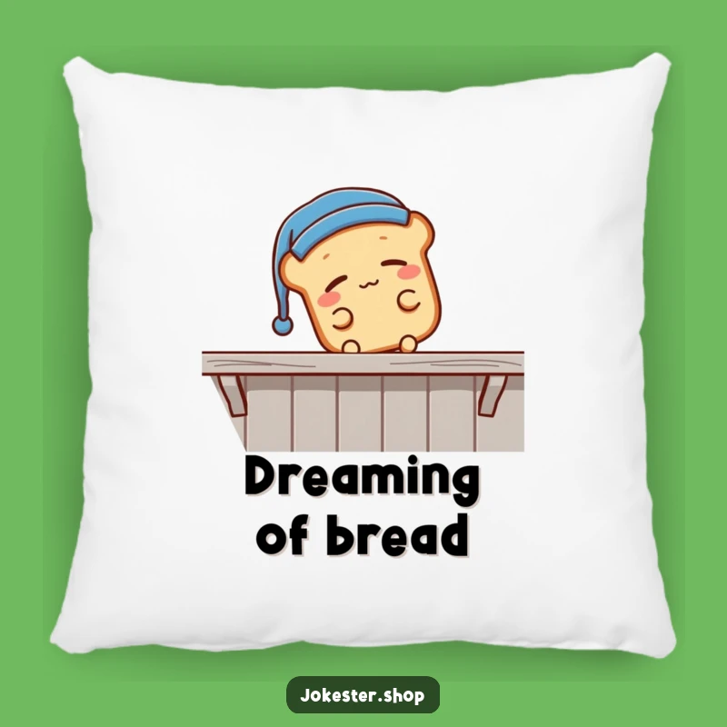 Funny Sleepy Bread Falling Pillow - Cozy Cartoon Comfort Gift!