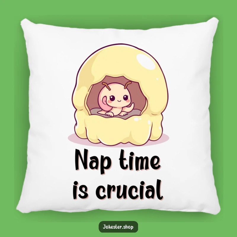 Funny Shy Snail Pillow - Cute Wobbly Jelly Mold Accent for Cozy Laughs