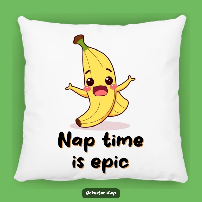 Funny Banana Peel Slip Pillow - Cozy Cartoon Cushion for Laughs
