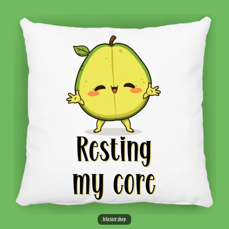 Funny Avocado Split Pillow: Soft Confident Fruit Cushion for a Hilarious Gift