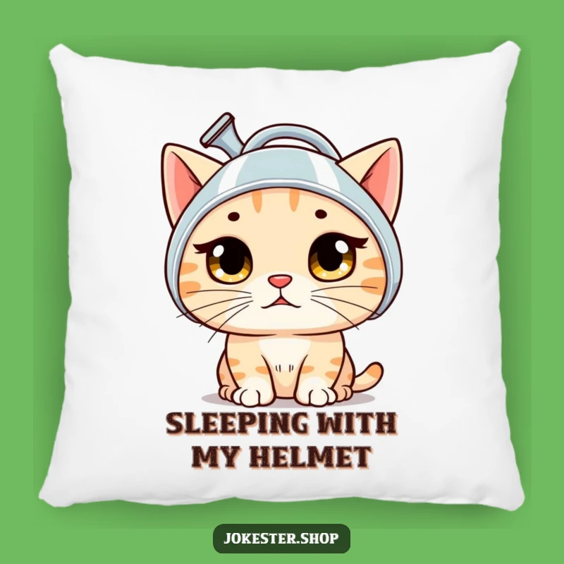 Funny Bewildered Cat Pillow - Comforting & Comedic Home Decor