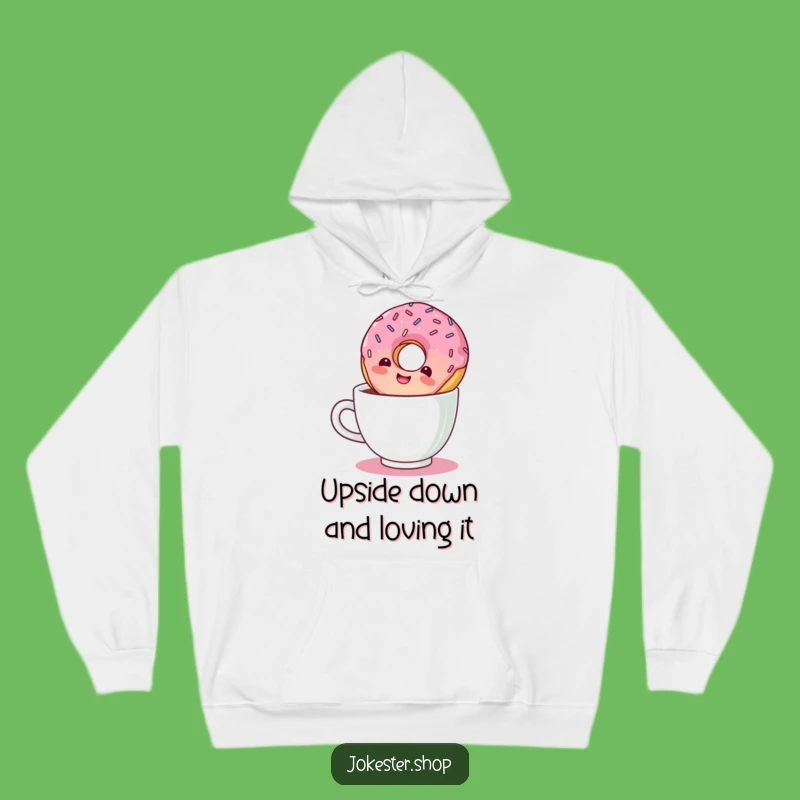 Cozy Funny Giggling Donut Hoodie: Embrace Warmth and Laughter All Day