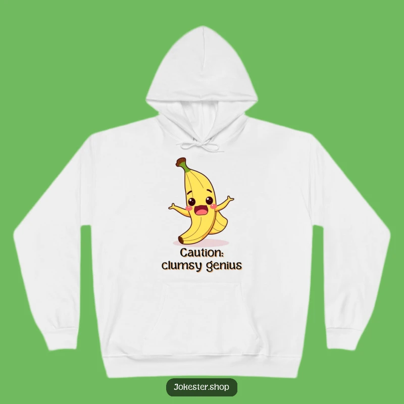 Funny Banana Peel Hoodie - Cozy Cartoon Slip for Ultimate Comfort