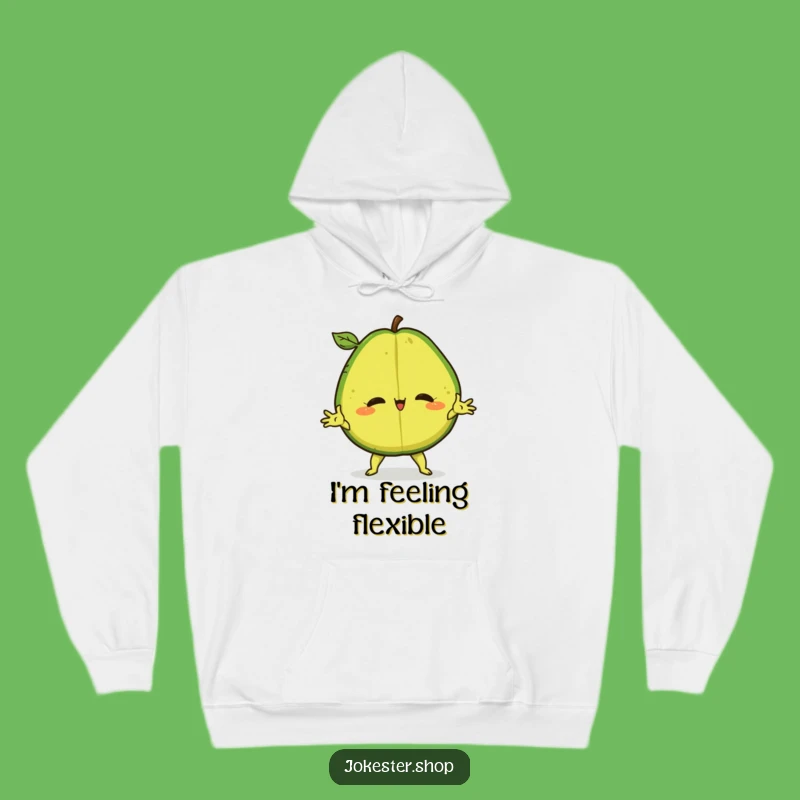 Funny Avocado Split Hoodie: Cozy Confident Fruit Wear for a Hilarious Gift