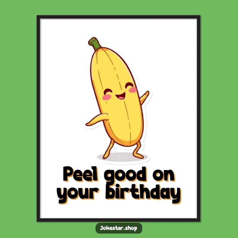 Free Printable Slipping Banana Wall Art: Funny DIY Downloadable Hilarious Decor Art