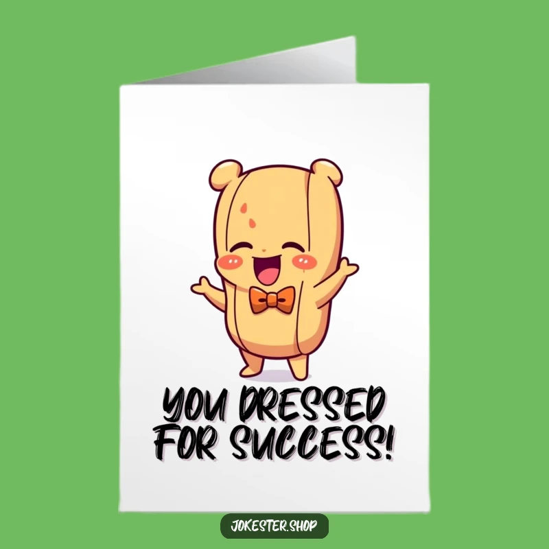 Free Printable Congrats Card: Dancing Hot Dog for a Joyful, Humorous Downloadable Gift
