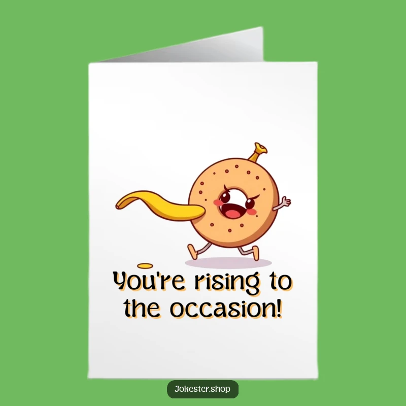 Free Printable Congrats Card: Prankster Banana Peel for a Funny Downloadable Gift