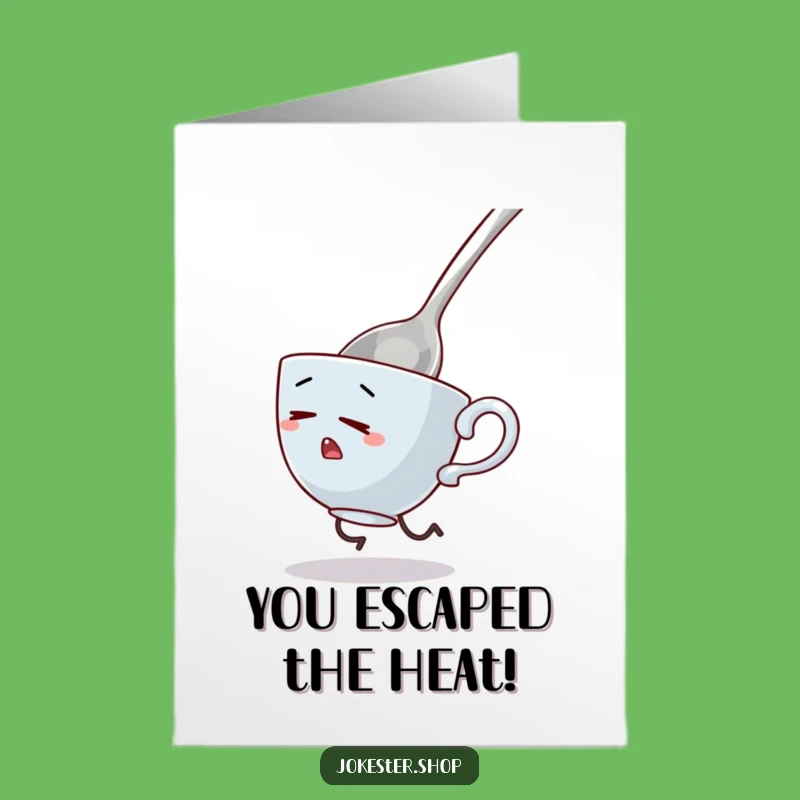 Free Printable Congrats Card: Teacup's Great Spoon Escape
