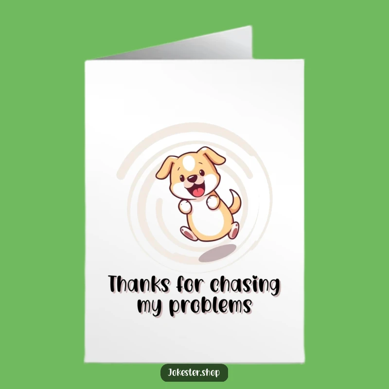 Free Printable Dog Thank You Card: Wacky Thanks Downloadable Gift for Fun Appreciation