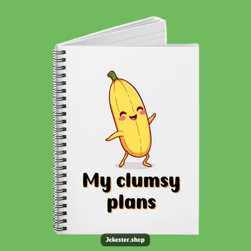 Funny Banana Peel Notebook: Slipping Journal for Jokes and Gags