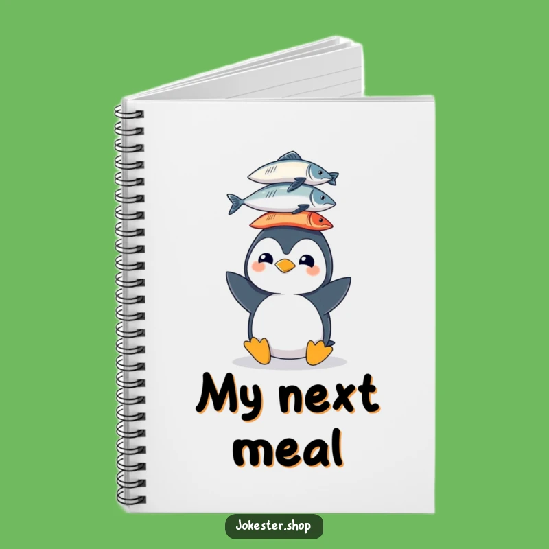 Funny Penguin Fish Notebook - Journal for Notes, A Funny Gift