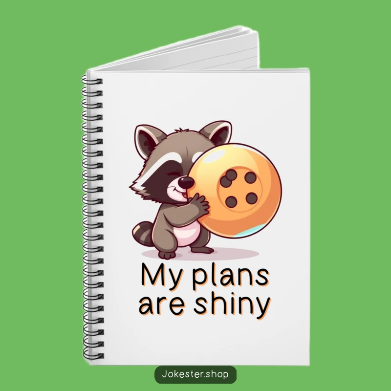 Funny Raccoon Notebook: Heist Plans & Notes, Perfect Gift!
