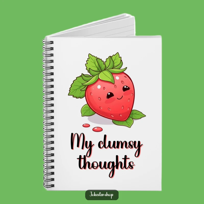 Funny Strawberry Trip Notebook: Blushing Fruit Journal for Hilarious Gift Ideas