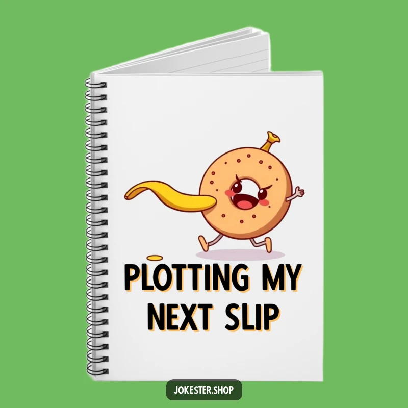 Funny Banana Peel Bagel Notebook: Journal Your Pranks, A Hilarious Gift Idea!