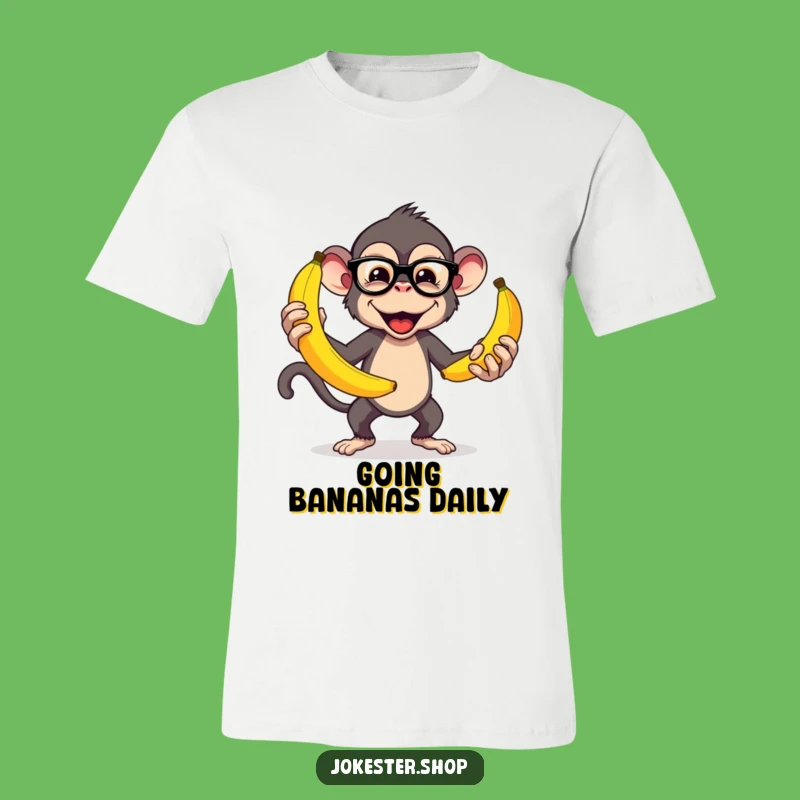 Funny Monkey Juggling Bananas T-Shirt - Wear Your Comical Spirit Proudly