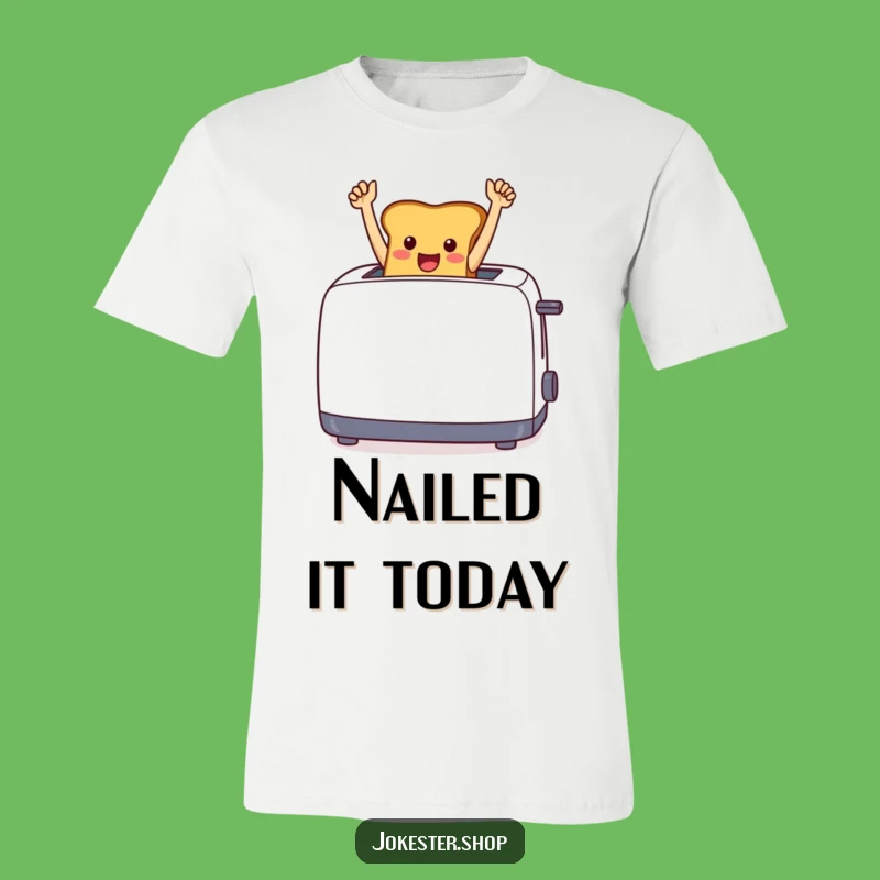 Funny Toast Triumph T-Shirt - Wear Your Breakfast Victory, Great Funny Gift