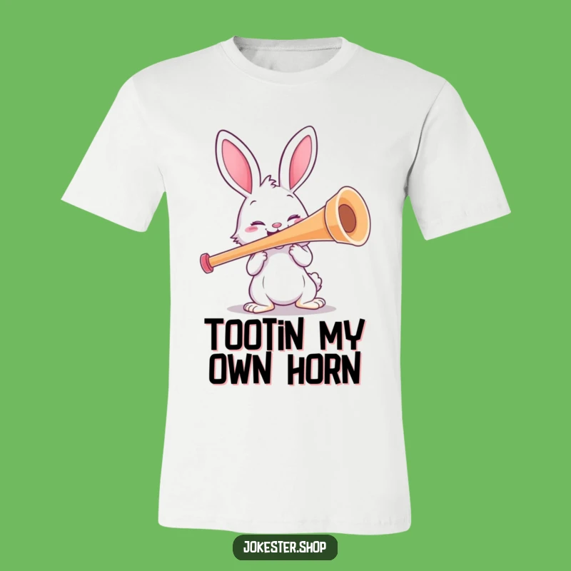 Funny Bunny Kazoo Player T-Shirt: Hilarious Musical Apparel for a Good Laugh