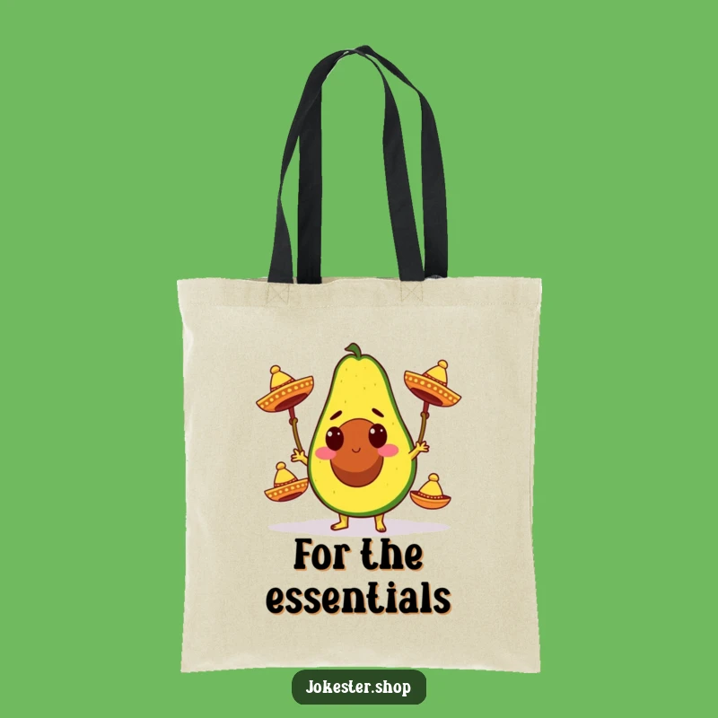 Funny Avocado Fiesta Tote Bag - Reusable Bag, Great Funny Gift