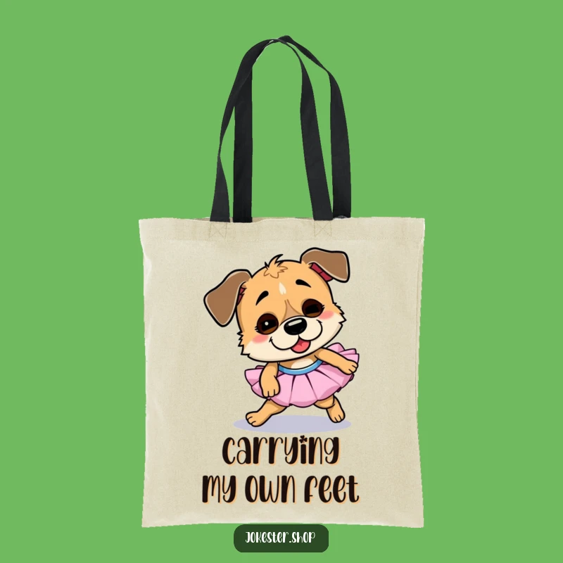 Funny Dog Tutu Tote - Goofy Pet Accessory Bag
